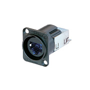 Neutrik NE8FDY-C6-B панельный разъем RJ45, для CAT6, монтаж провода IDC экранированный черненый корпус